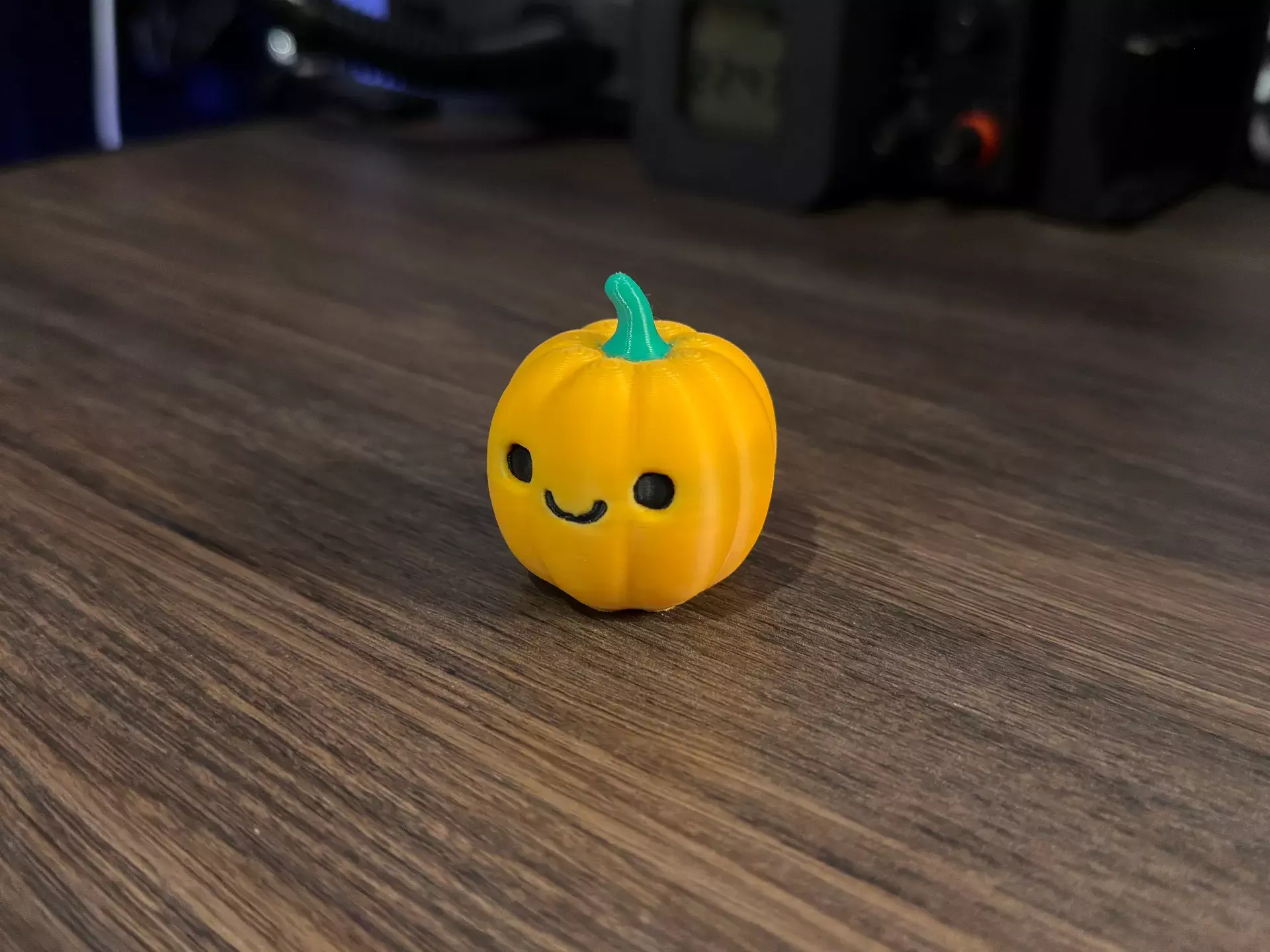 Kawaii Mini Pumpkin STL 3D print model_2