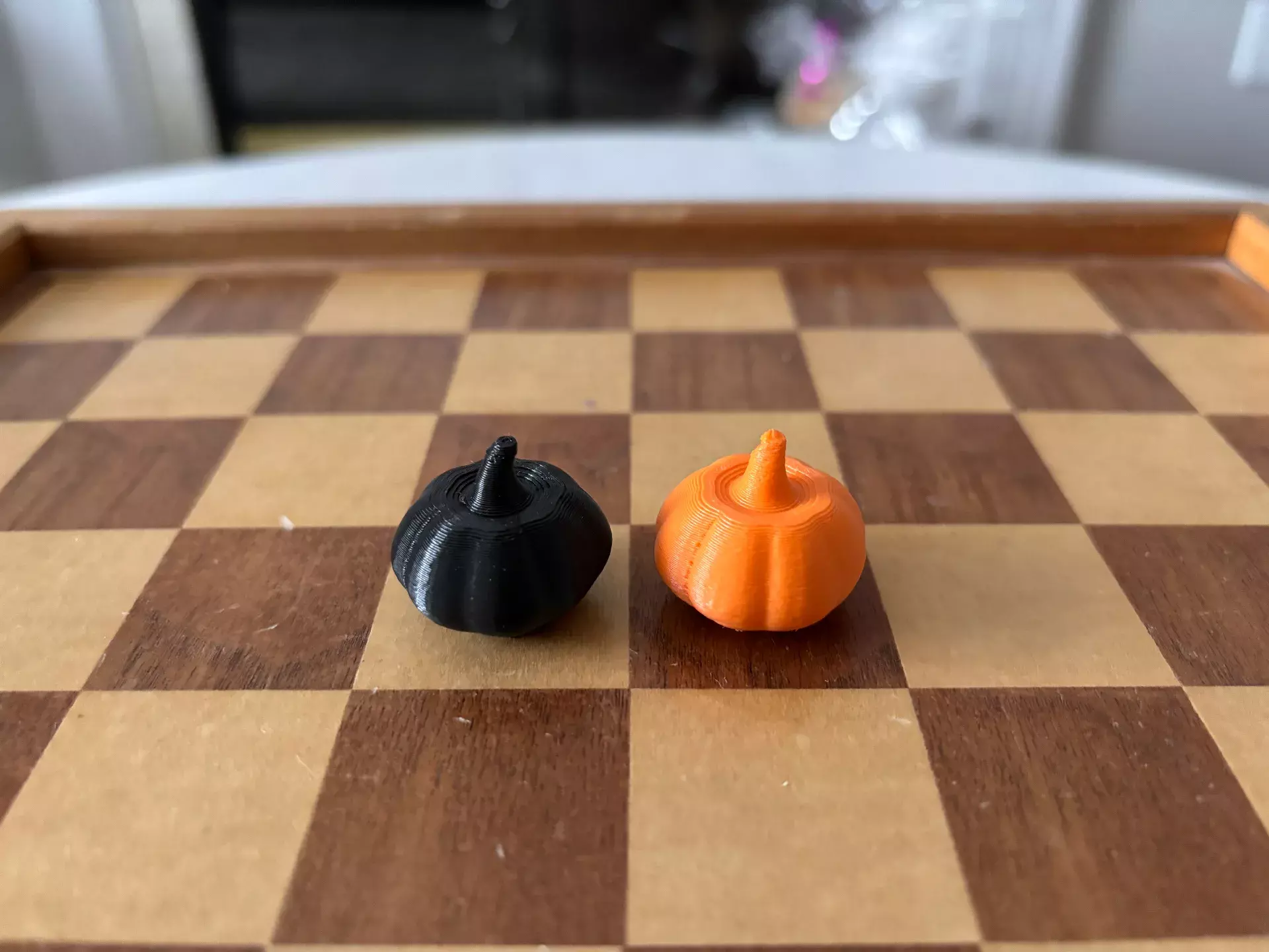 Halloween Chess Set STL 3D print model_2