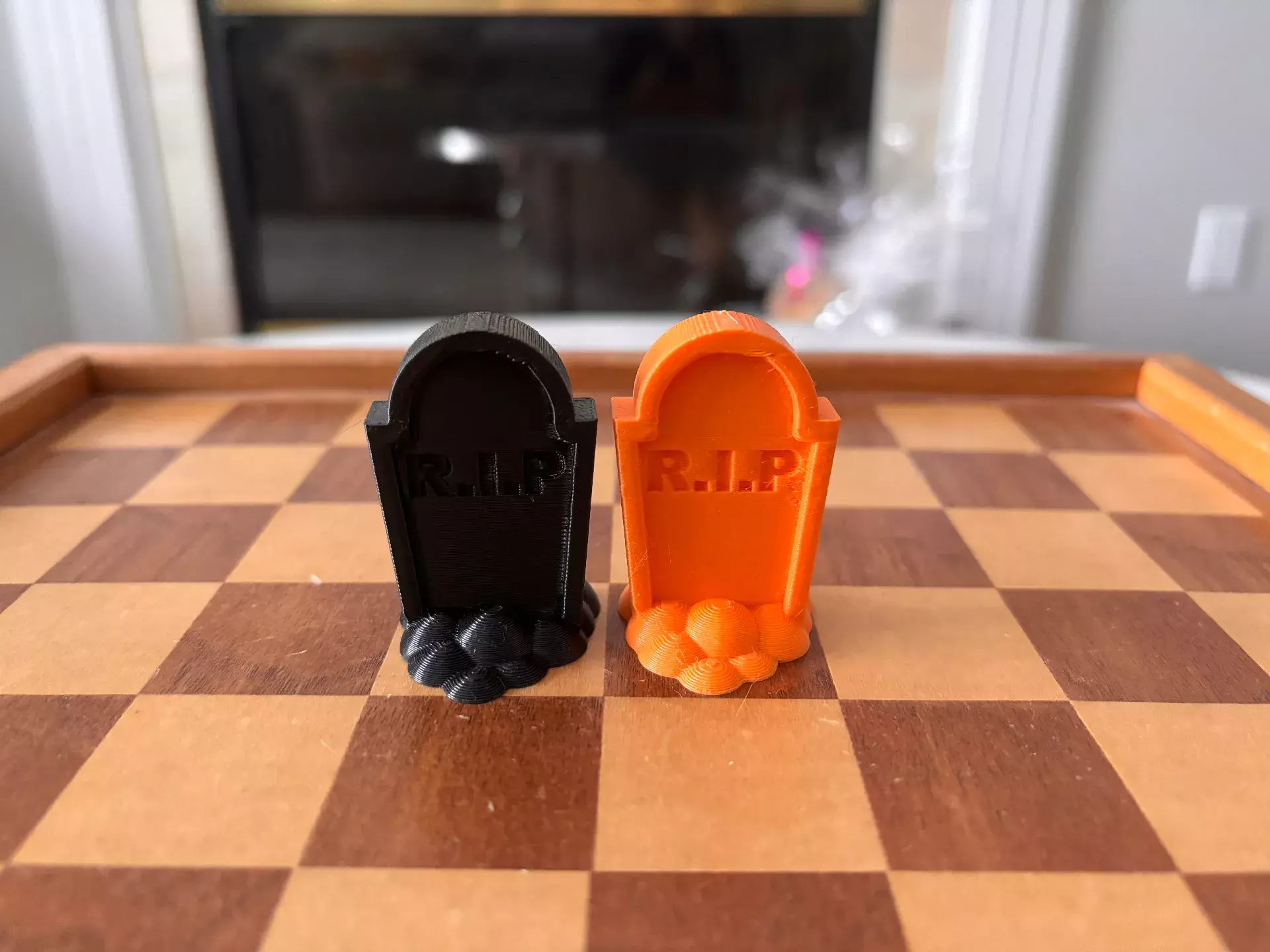 Halloween Chess Set STL 3D print model_5