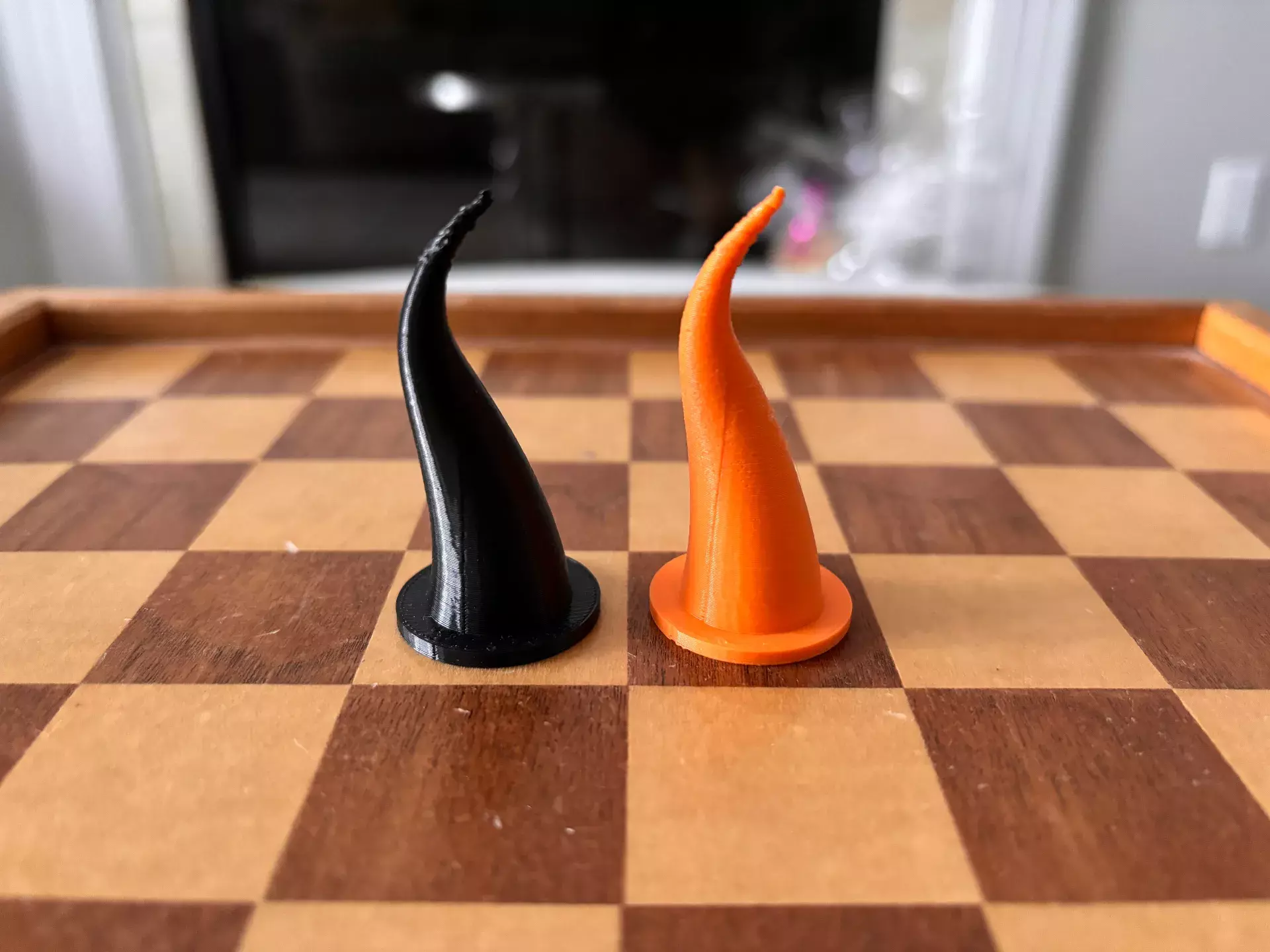 Halloween Chess Set STL 3D print model_3