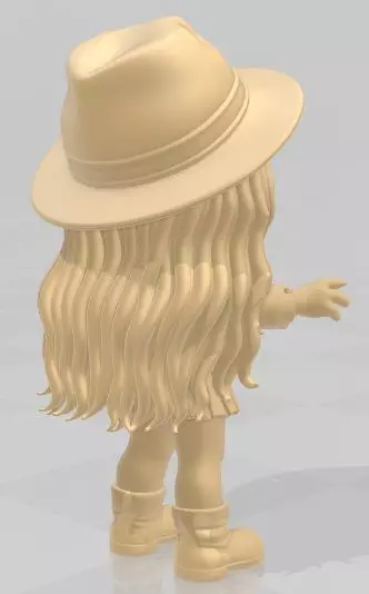 Na Na Na Surpise - Zombie 1 Printable Doll 3D print model_3