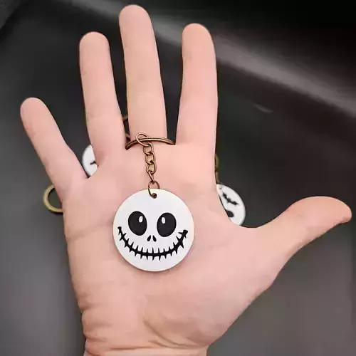 Halloween Round Keychain Pack STL 3D print model