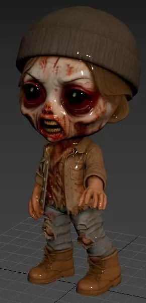 Na Na Na Surpise - Zombie 2 Printable Doll 3D print model_1