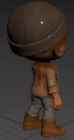 Na Na Na Surpise - Zombie 2 Printable Doll 3D print model_3