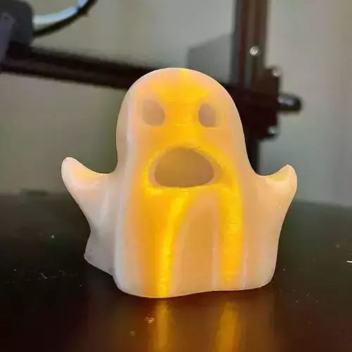 Glow Ghost Tealight STL  3D print model