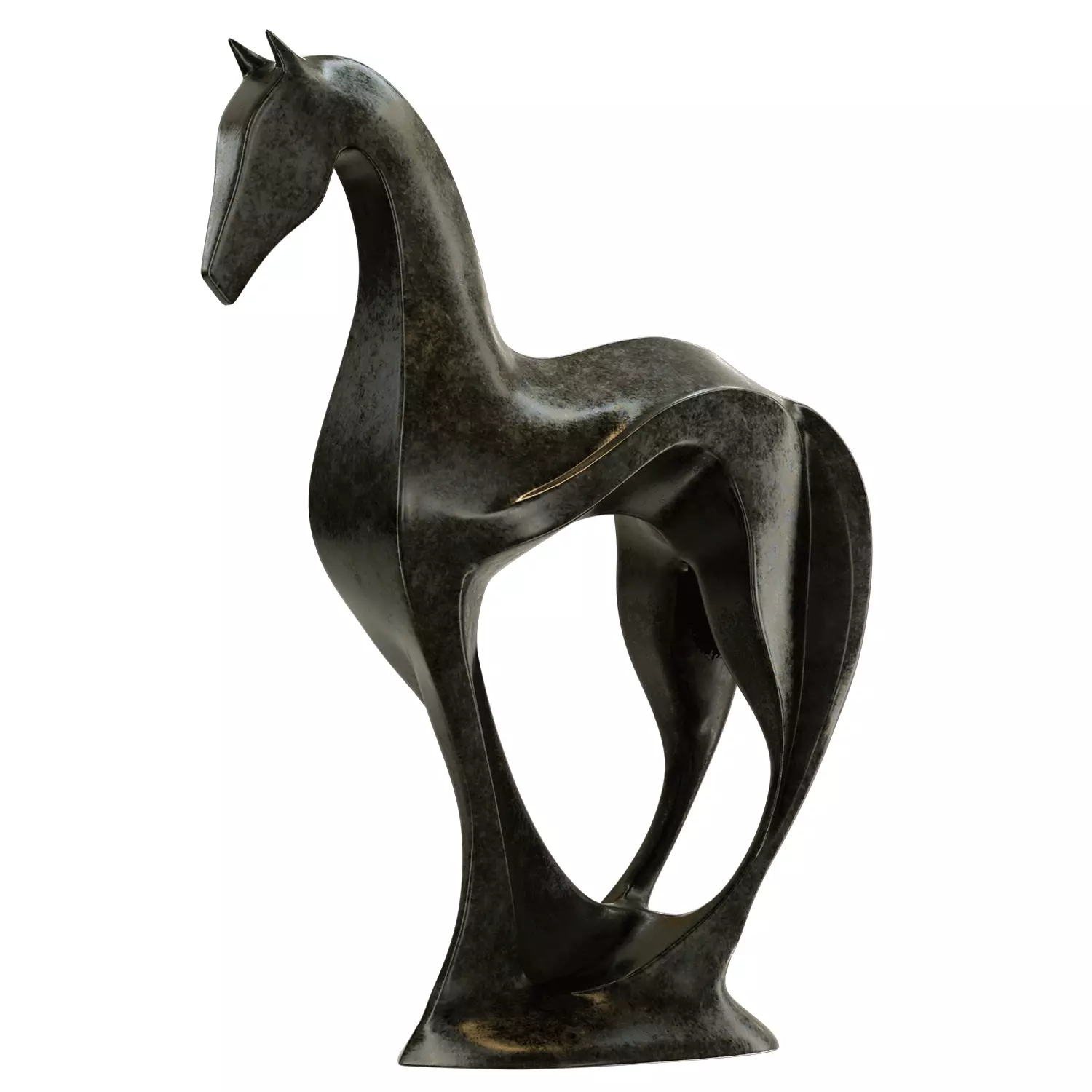 Abstract Horse Sculpture 3D model