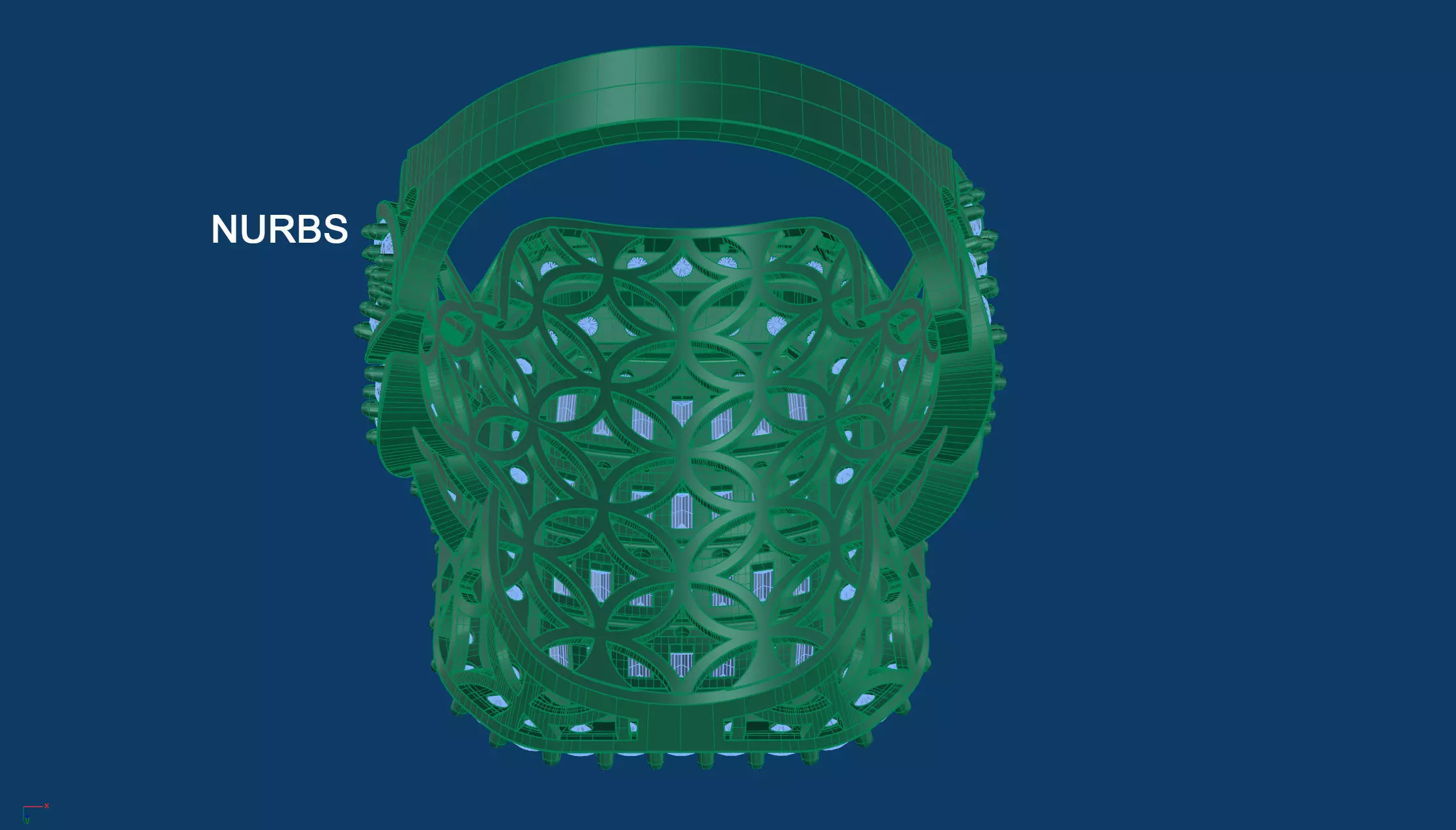 Delicate Round Baguette Ring Base 3D Printable 3D print model_4