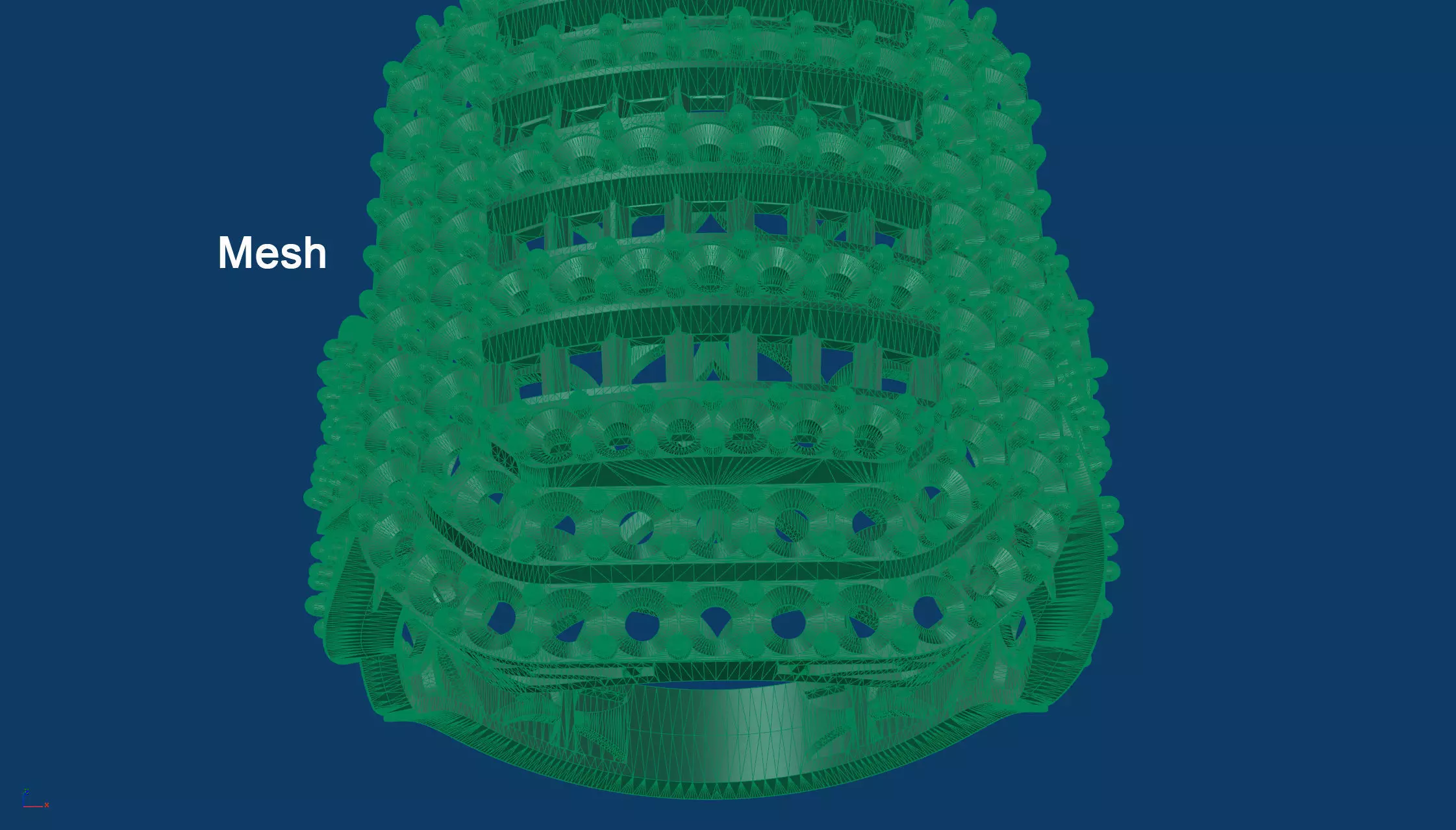 Delicate Round Baguette Ring Base 3D Printable 3D print model_5