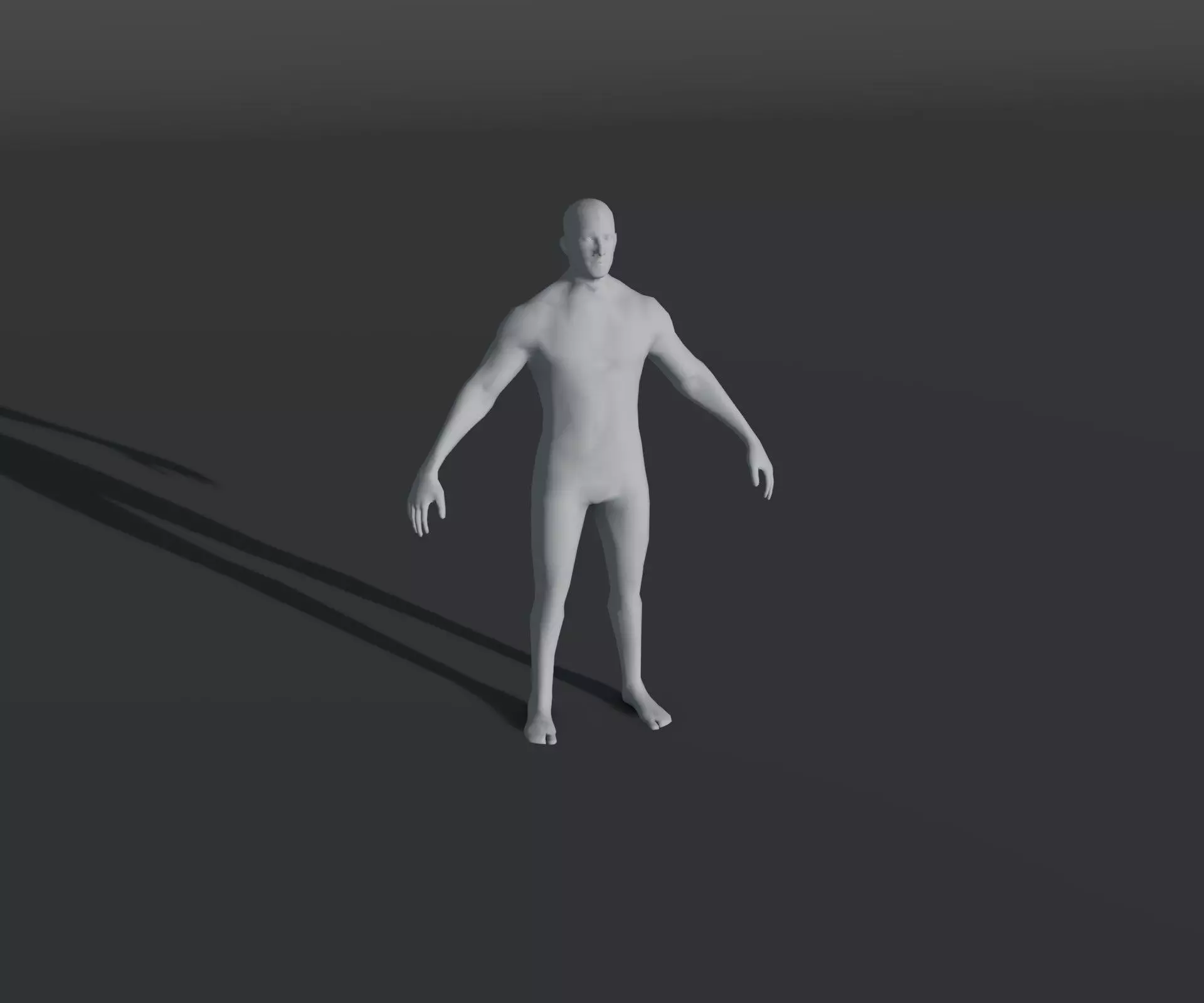 Animated Male Female Body Base Mesh With 76 Sound Effects Low-poly 3D model_23