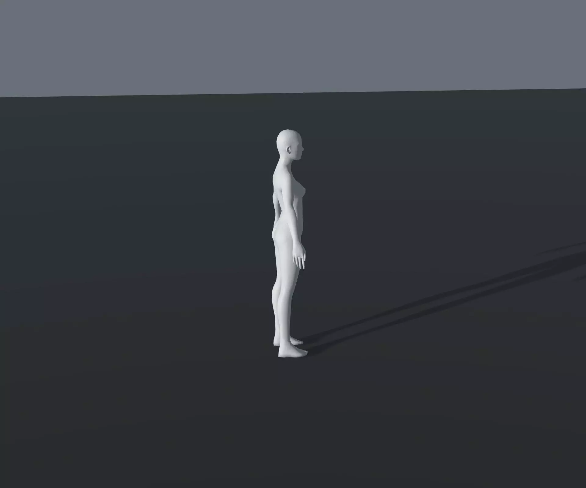 Animated Male Female Body Base Mesh With 76 Sound Effects Low-poly 3D model_13