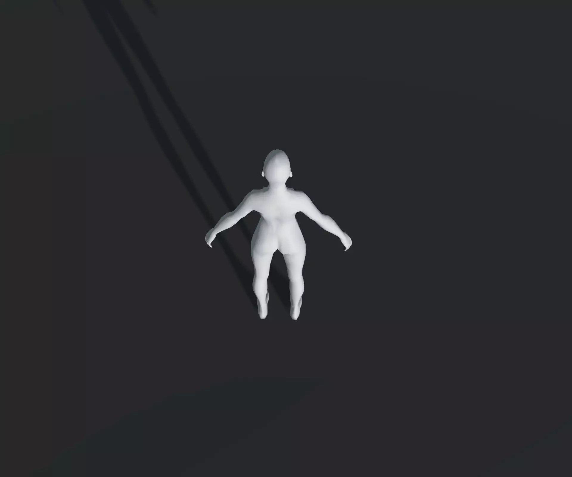 Animated Male Female Body Base Mesh With 76 Sound Effects Low-poly 3D model_12