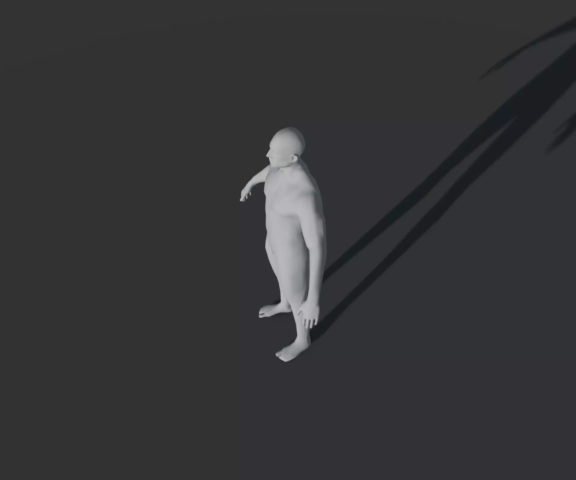 Animated Male Female Body Base Mesh With 76 Sound Effects Low-poly 3D model_38