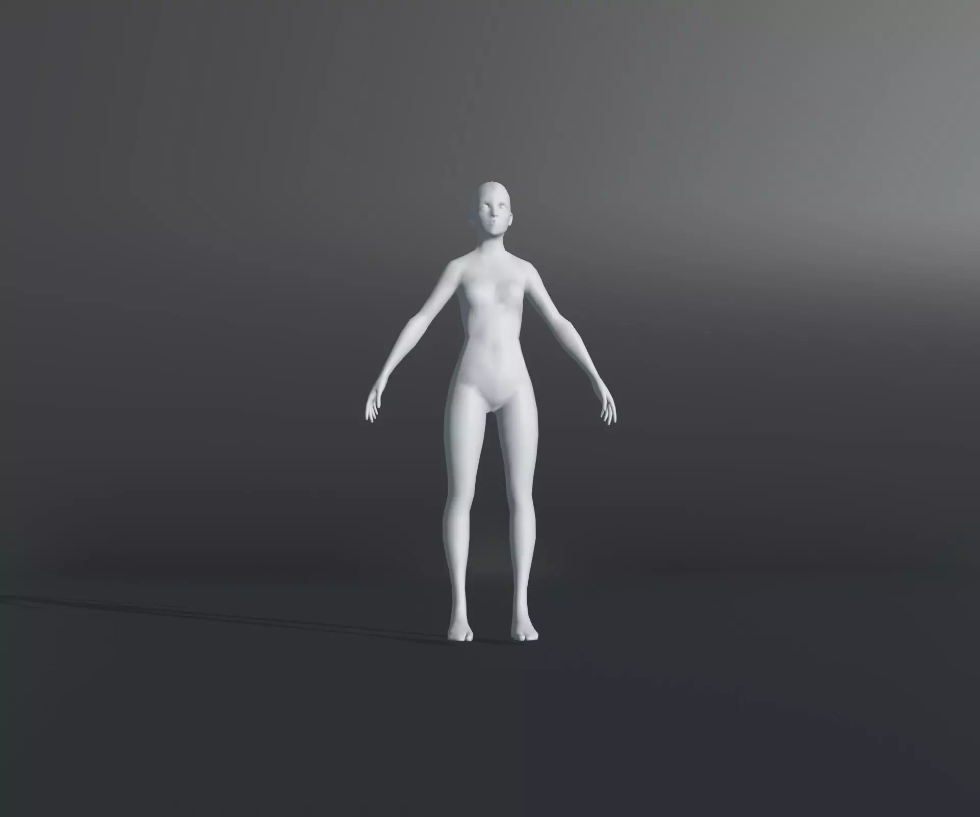 Animated Male Female Body Base Mesh With 76 Sound Effects Low-poly 3D model_16