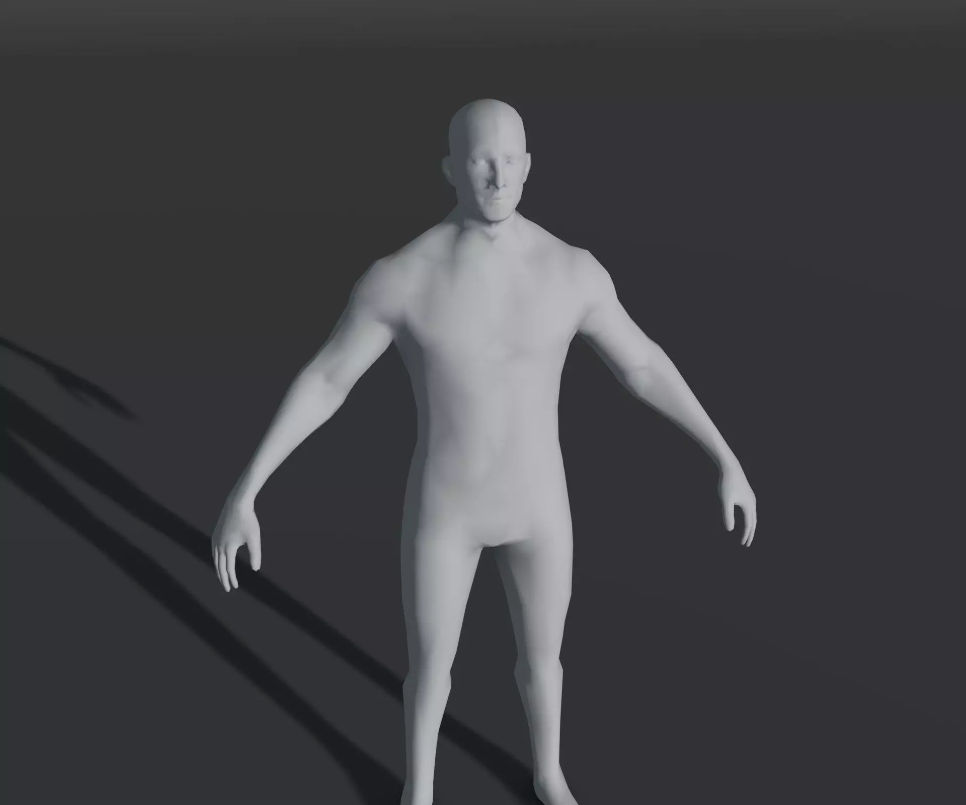 Animated Male Female Body Base Mesh With 76 Sound Effects Low-poly 3D model_40