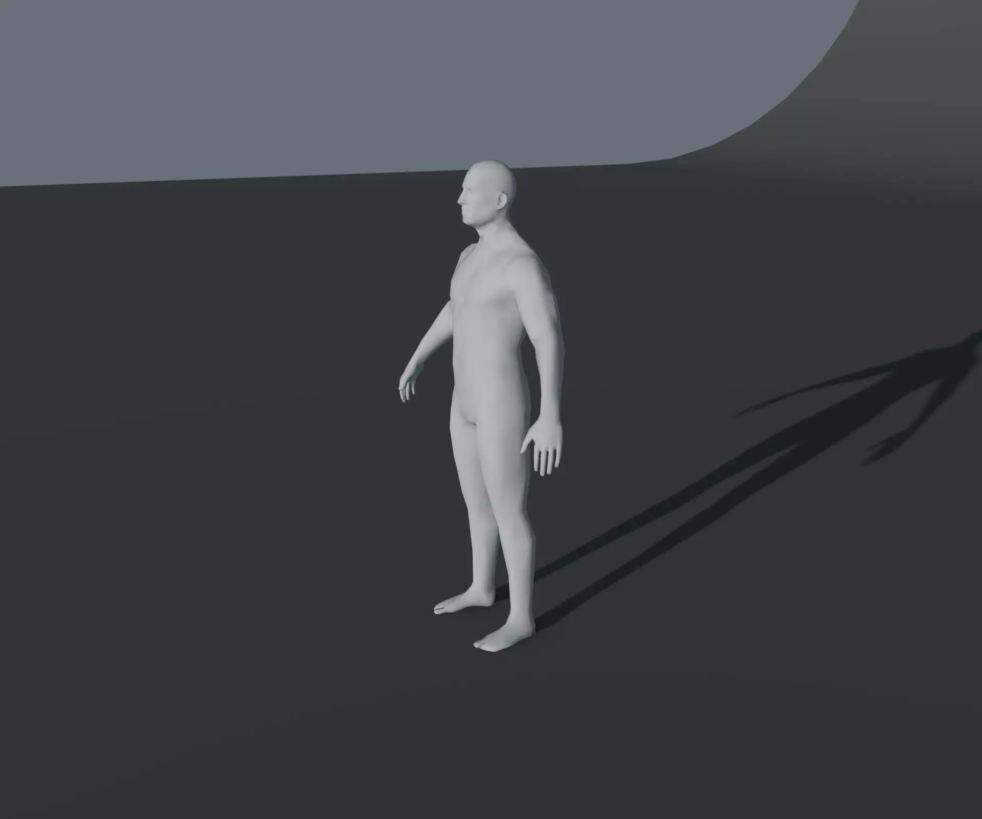 Animated Male Female Body Base Mesh With 76 Sound Effects Low-poly 3D model_28