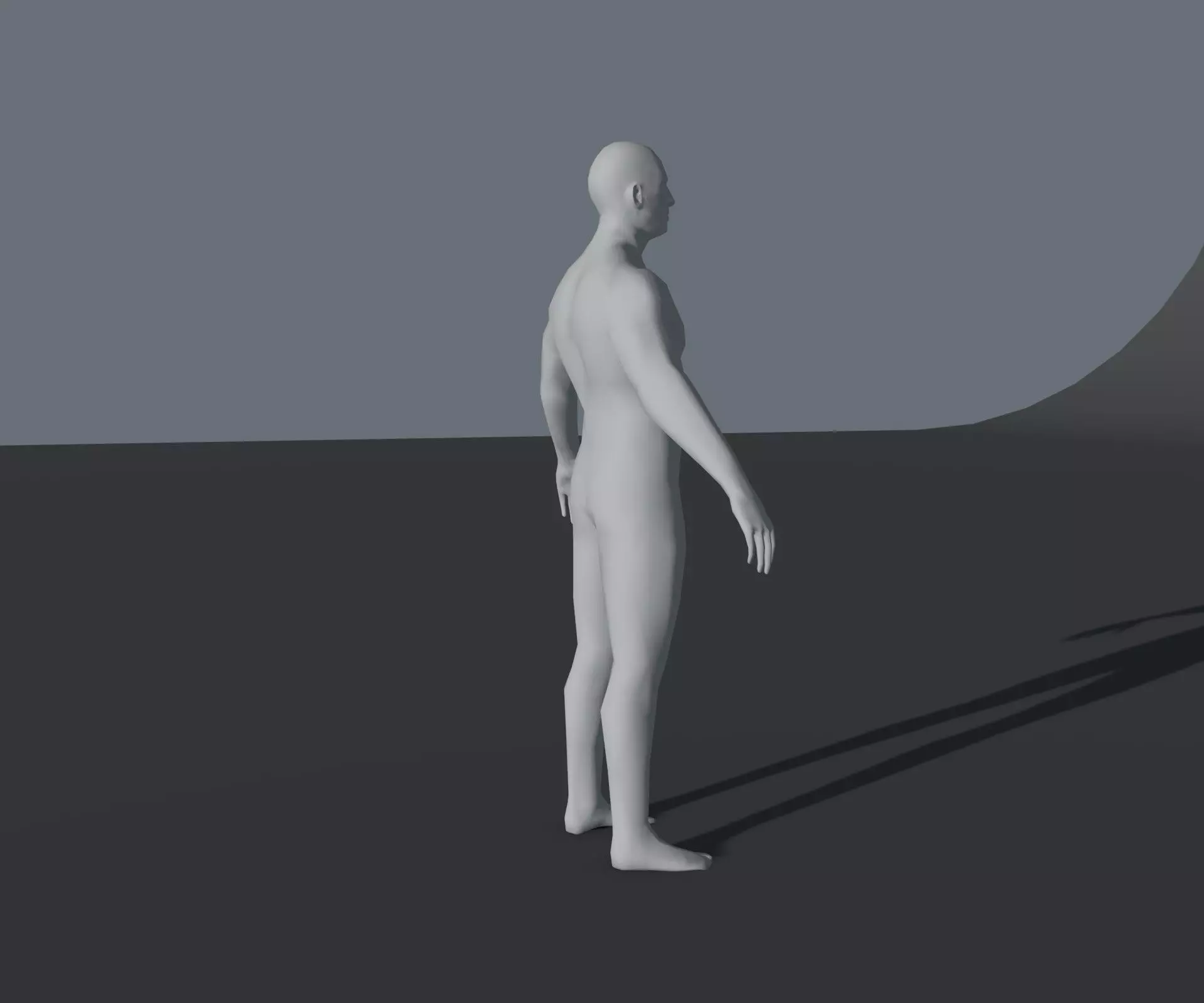 Animated Male Female Body Base Mesh With 76 Sound Effects Low-poly 3D model_35