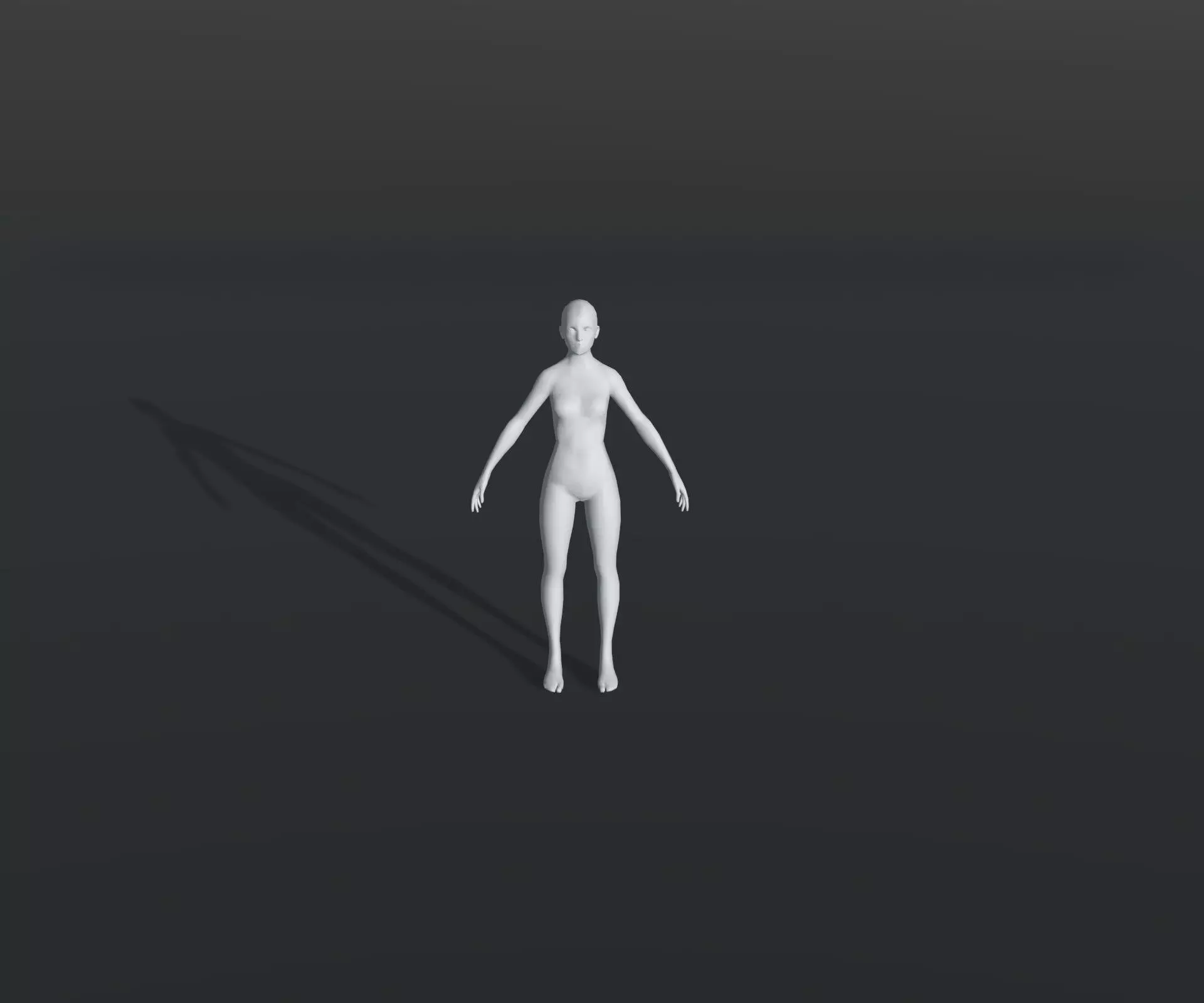 Animated Male Female Body Base Mesh With 76 Sound Effects Low-poly 3D model_5