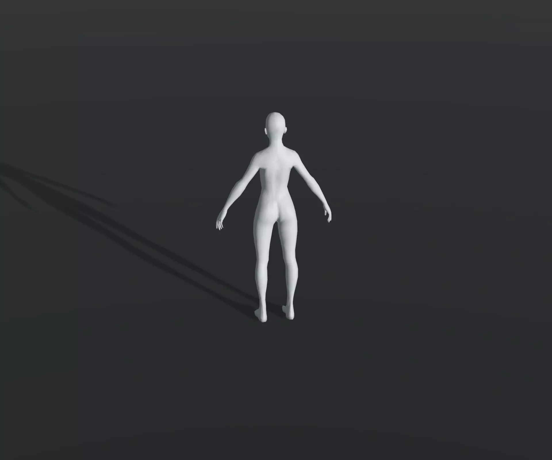 Animated Male Female Body Base Mesh With 76 Sound Effects Low-poly 3D model_9
