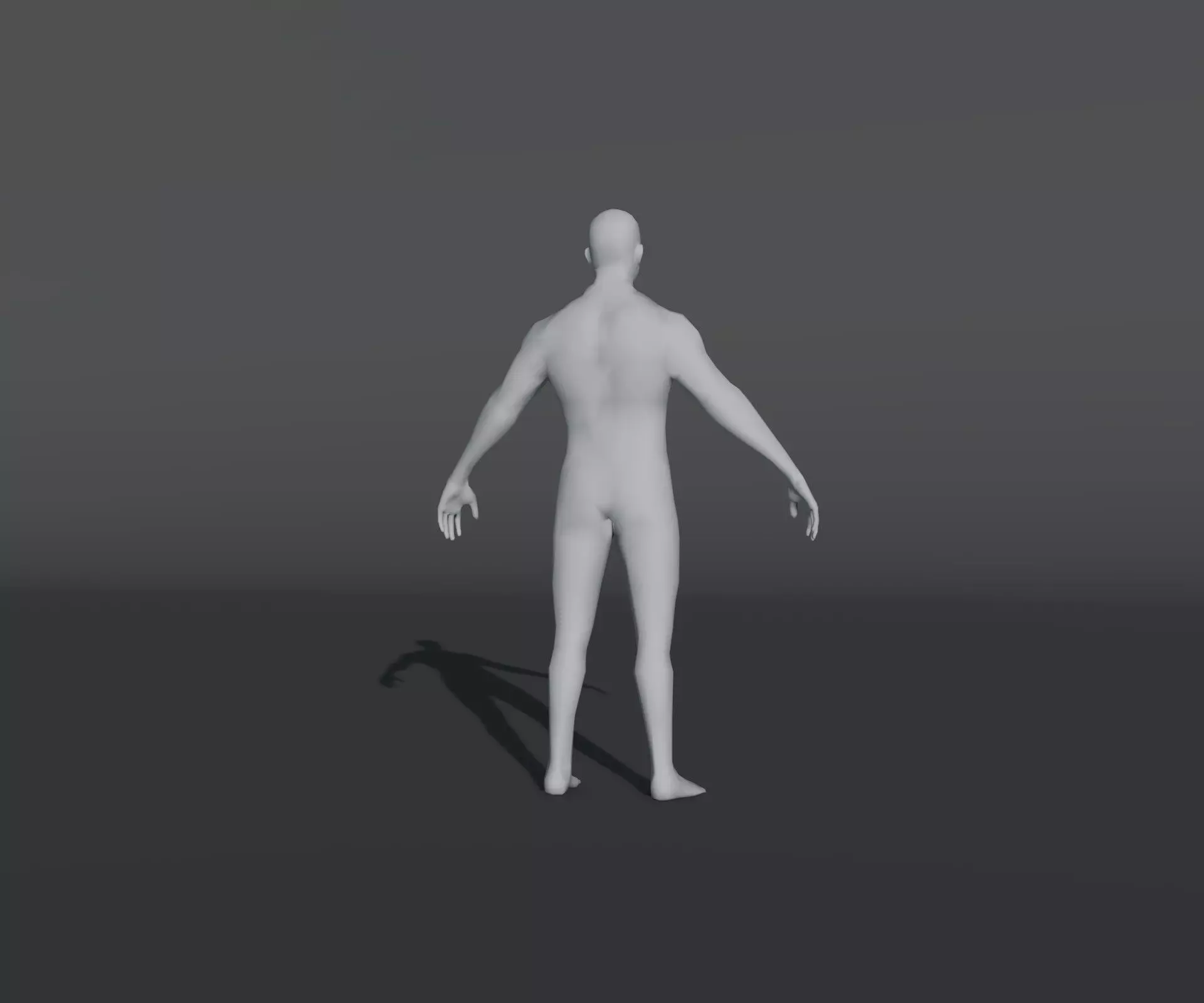Animated Male Female Body Base Mesh With 76 Sound Effects Low-poly 3D model_33