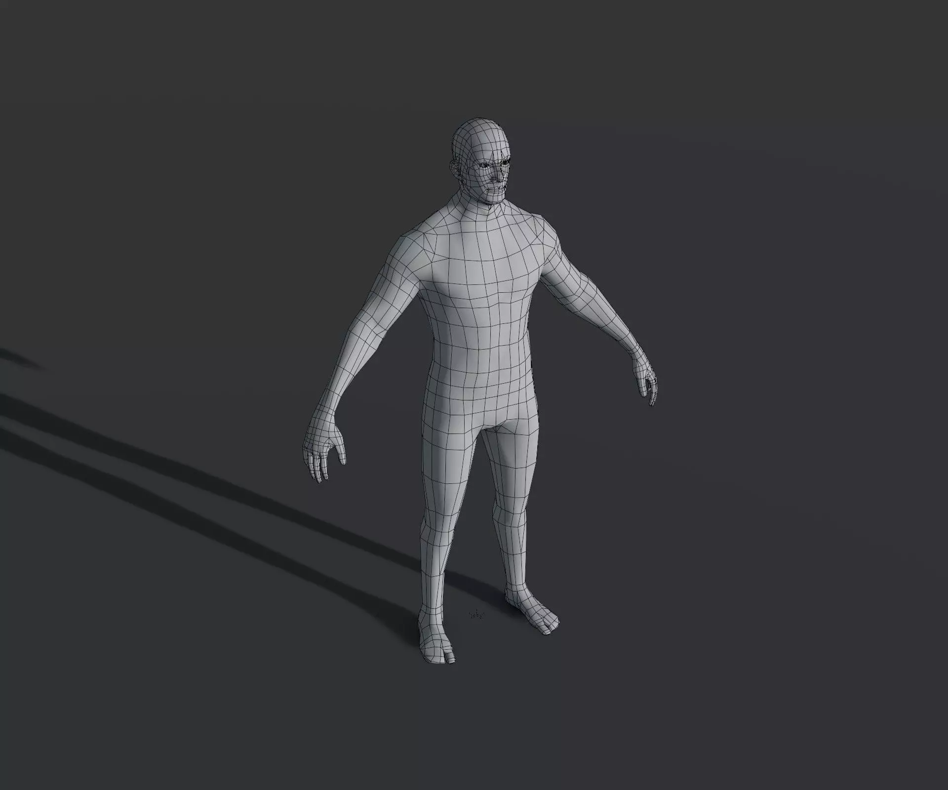 Animated Male Female Body Base Mesh With 76 Sound Effects Low-poly 3D model_43