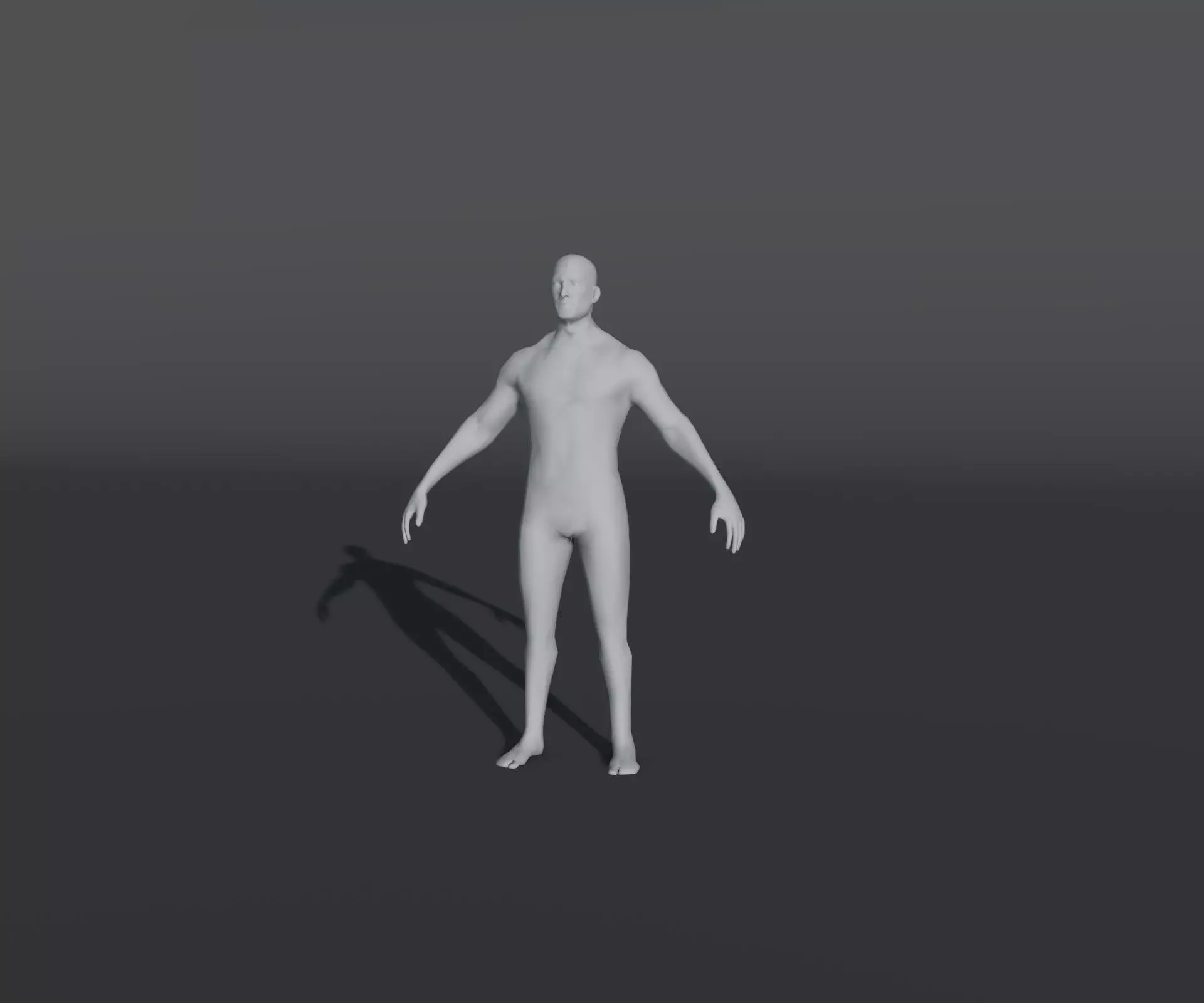 Animated Male Female Body Base Mesh With 76 Sound Effects Low-poly 3D model_25