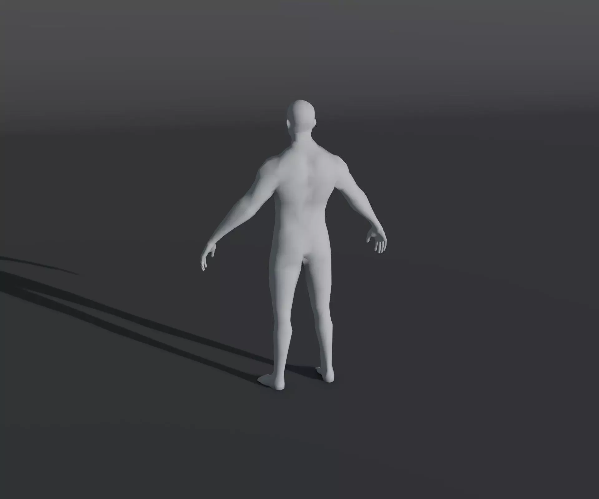 Animated Male Female Body Base Mesh With 76 Sound Effects Low-poly 3D model_32