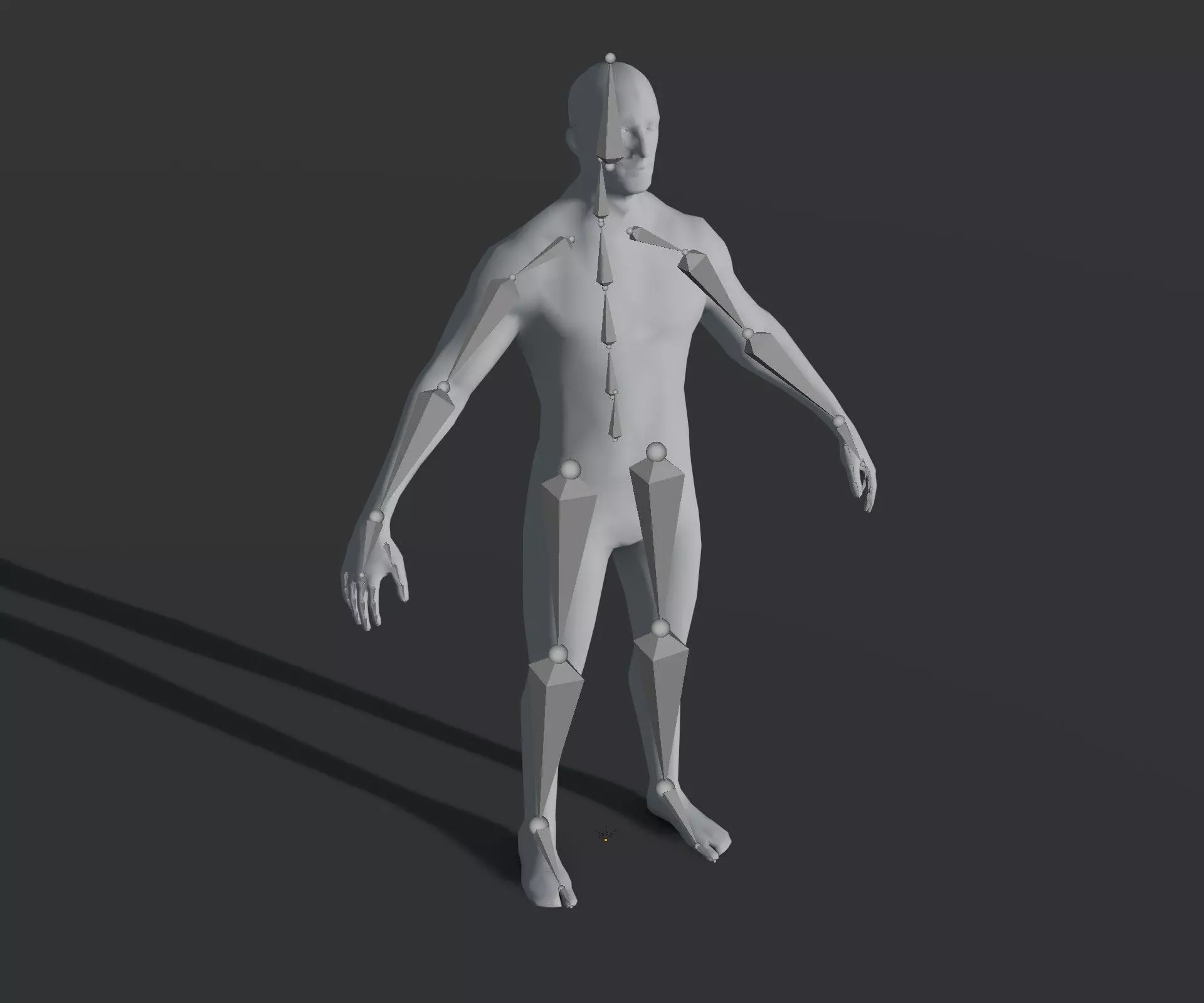 Animated Male Female Body Base Mesh With 76 Sound Effects Low-poly 3D model_42