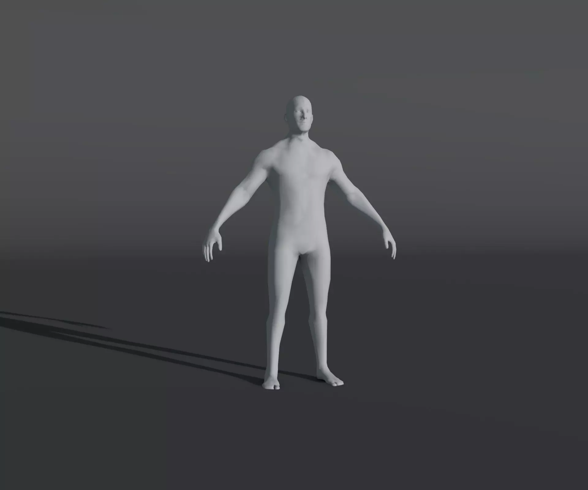 Animated Male Female Body Base Mesh With 76 Sound Effects Low-poly 3D model_29