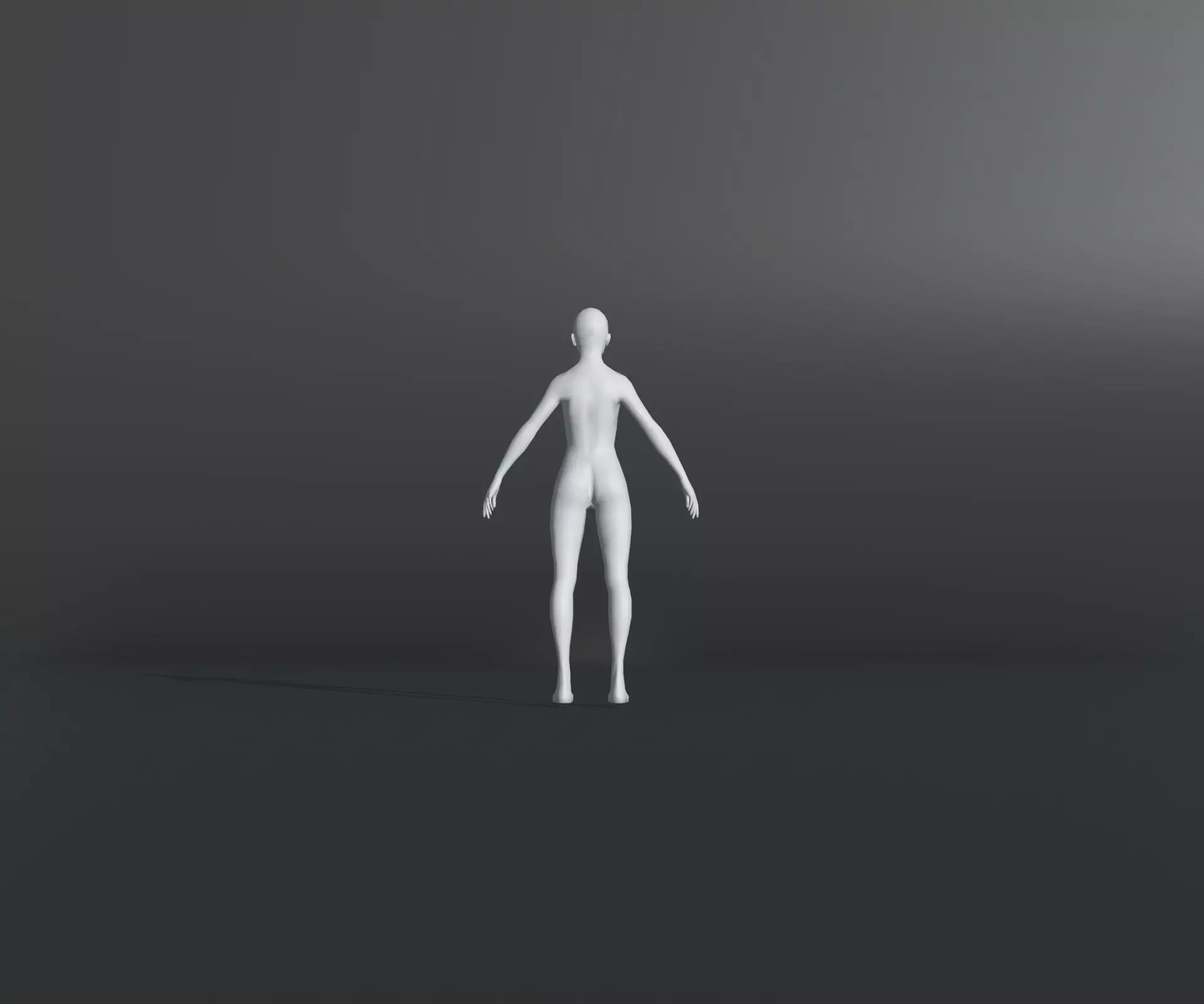 Animated Male Female Body Base Mesh With 76 Sound Effects Low-poly 3D model_11