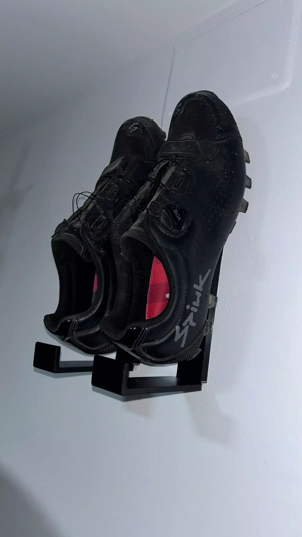 WALL MOUNT FOR CYCLING SHOES 3D print model