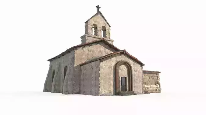 Red Wall Church in South America