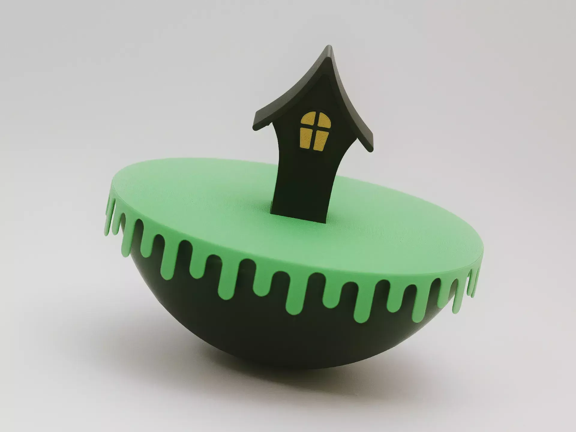 Haunted Balance Game STL 3D print model_2