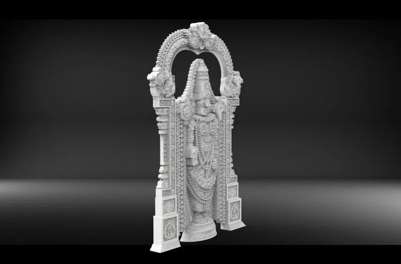 Triputi Balaji 3D model_1