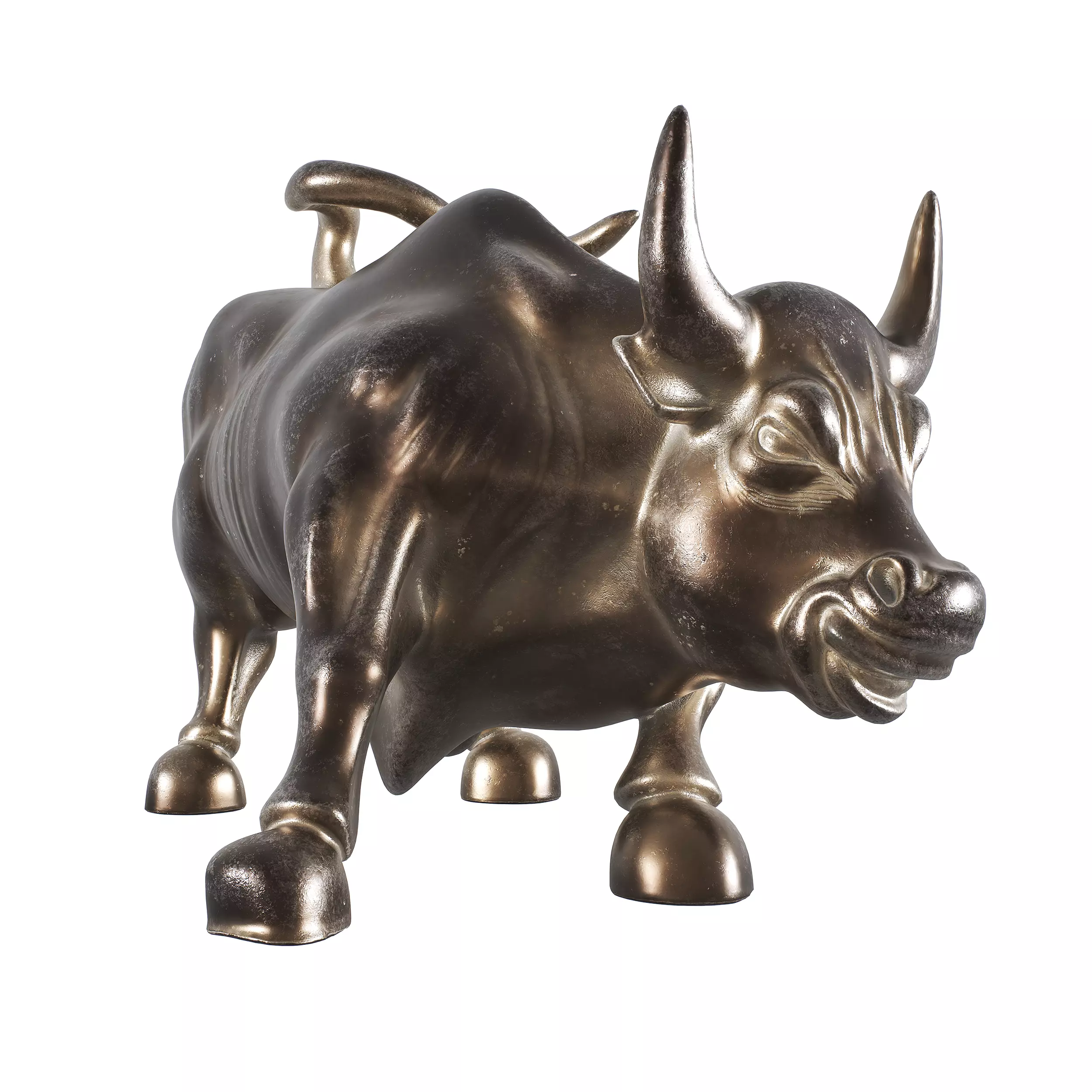 Charging Bull Low-poly 3D model