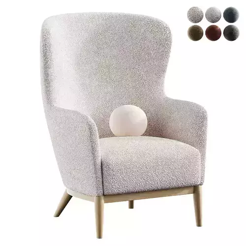 armchair white