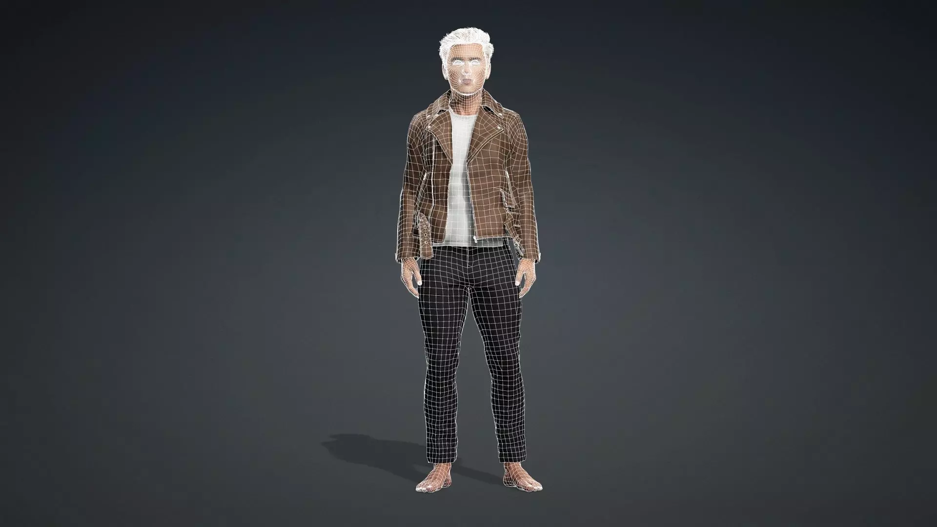 Modern Man 3D Model 3D model_12