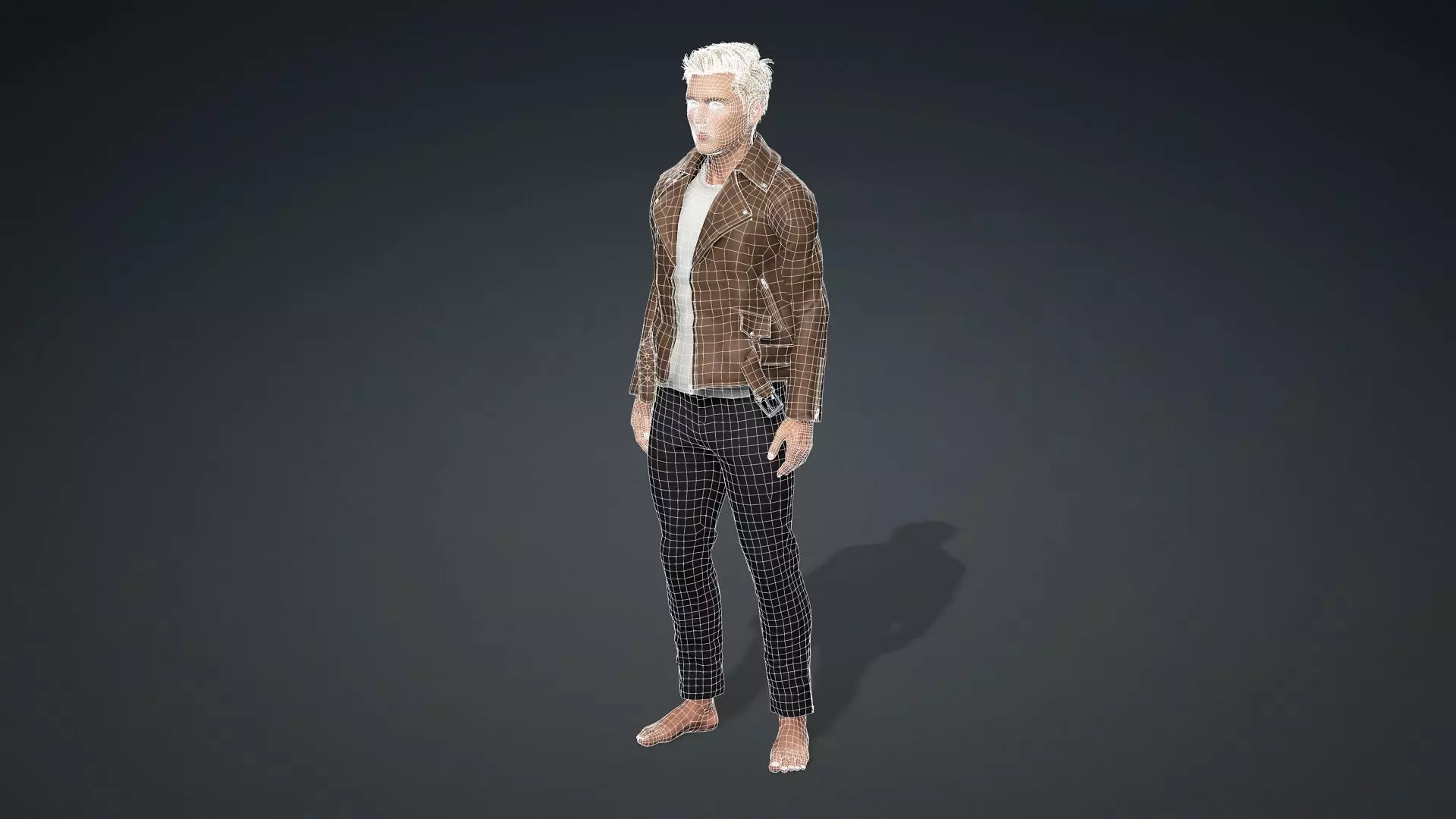 Modern Man 3D Model 3D model_21
