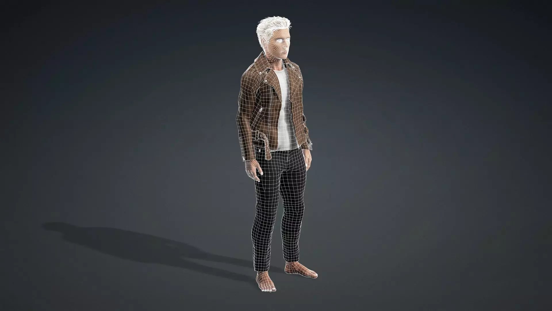 Modern Man 3D Model 3D model_20