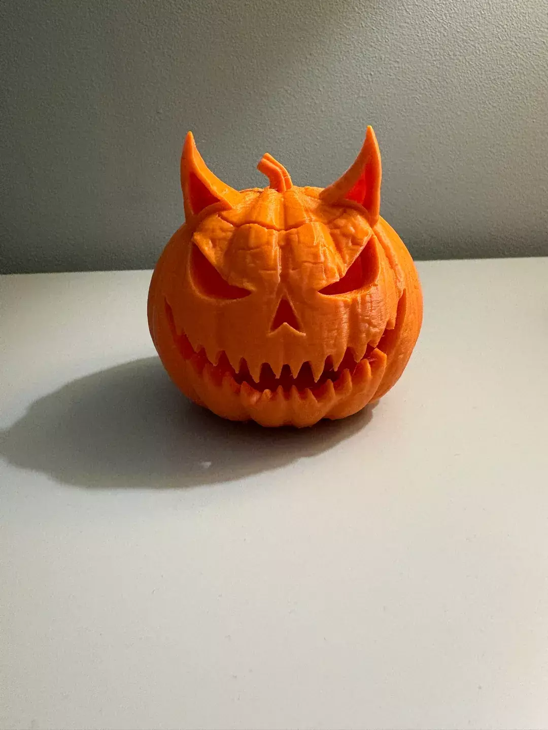Devil Jack O  Lantern STL 3D print model_1
