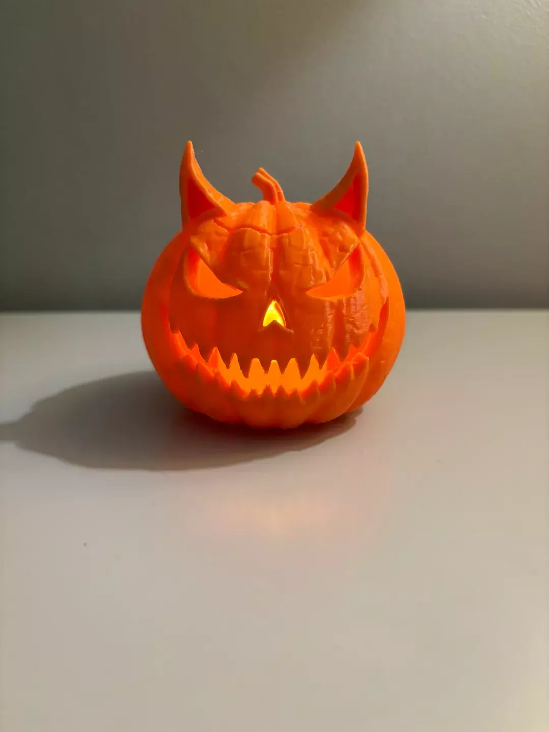 Devil Jack O  Lantern STL 3D print model_4