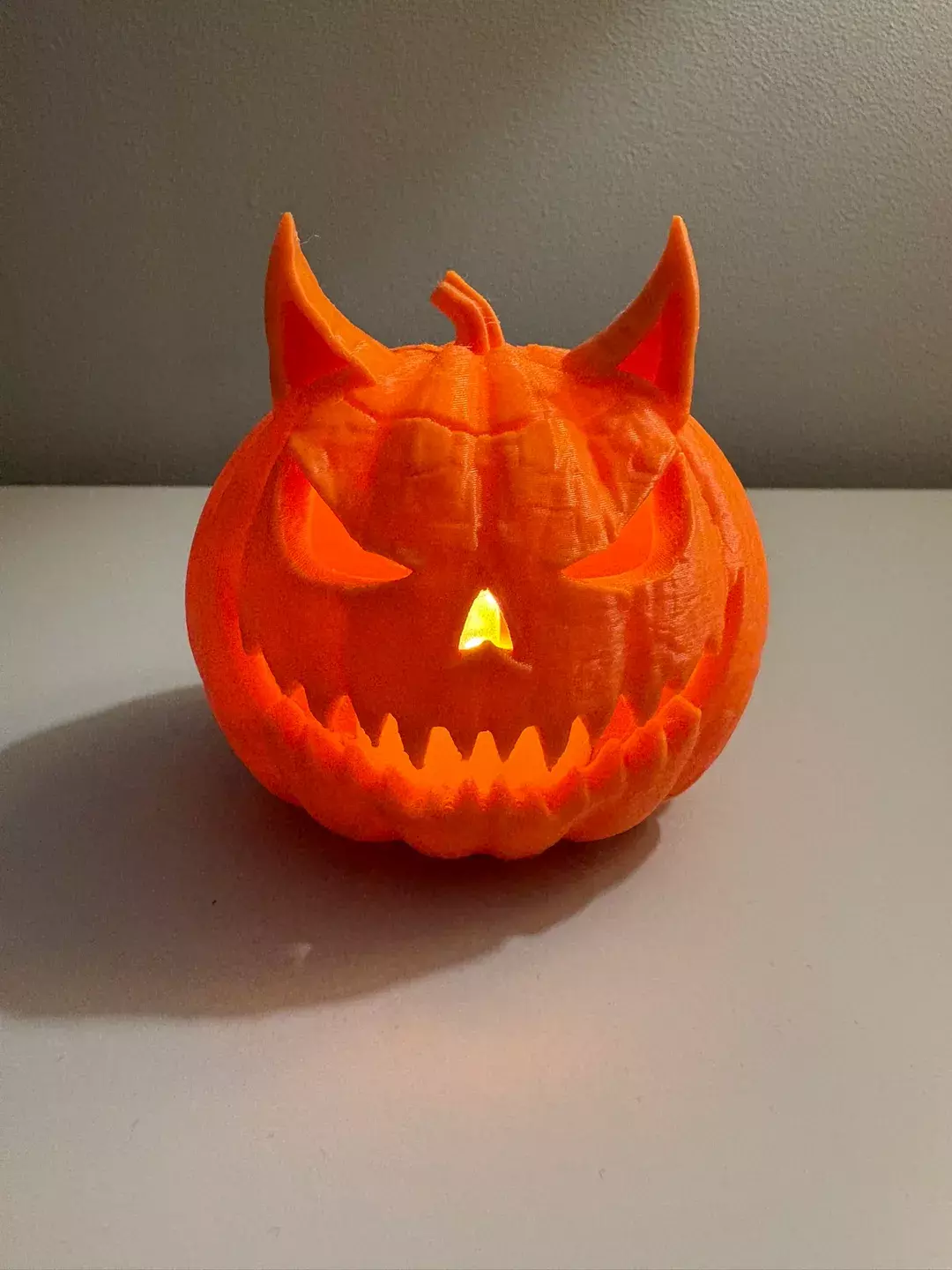 Devil Jack O  Lantern STL 3D print model_5