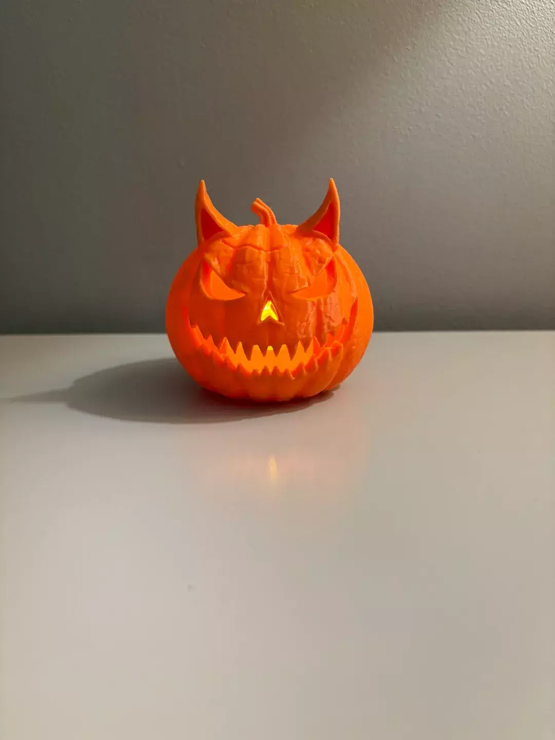 Devil Jack O  Lantern STL 3D print model_2