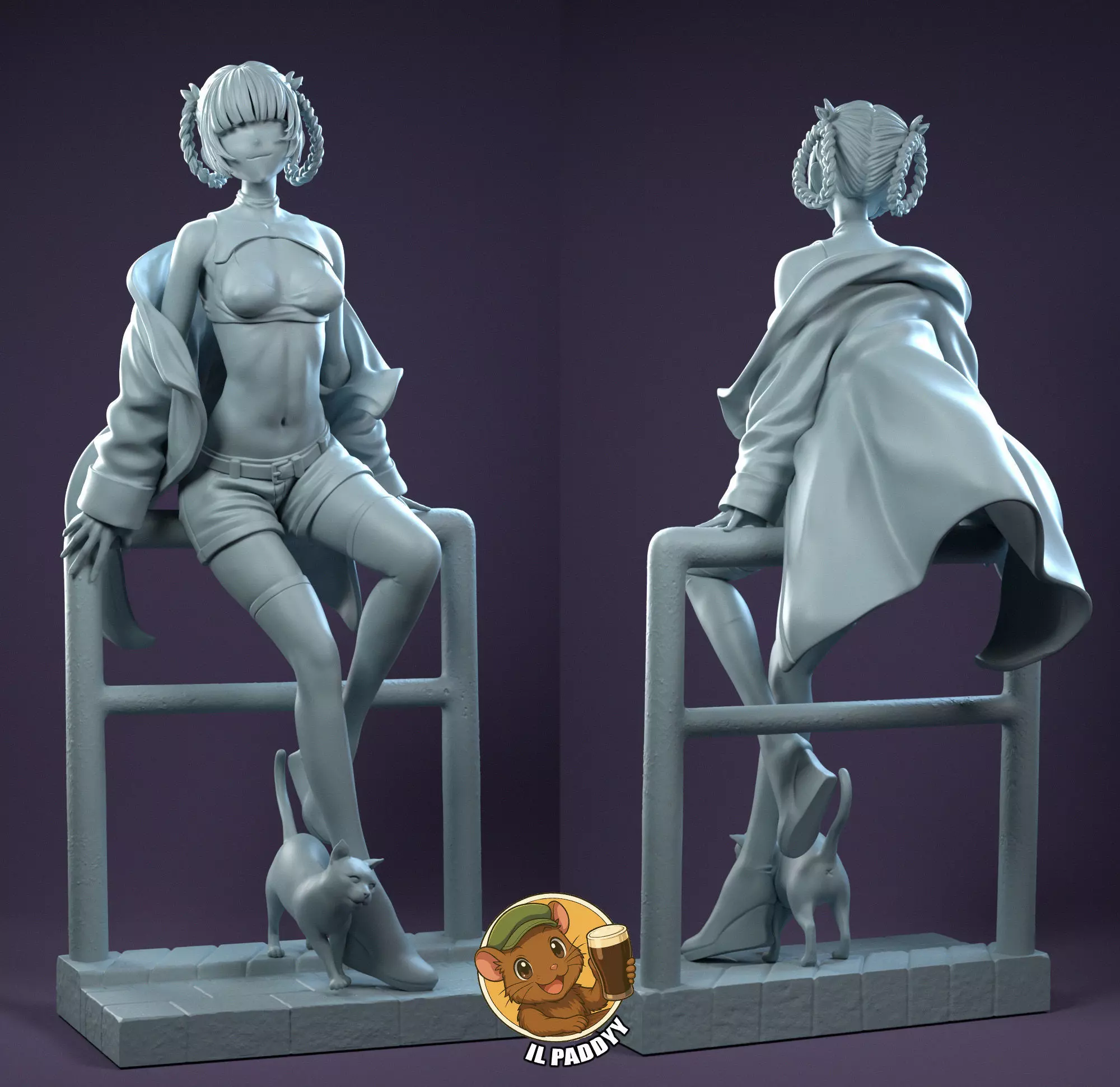 Nazuna Nanakusa fanart from Call of the Night 3D print model_3