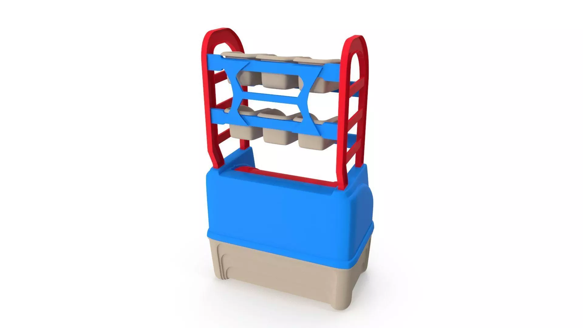 Plastic Toys Toy Organizer 3D model_5