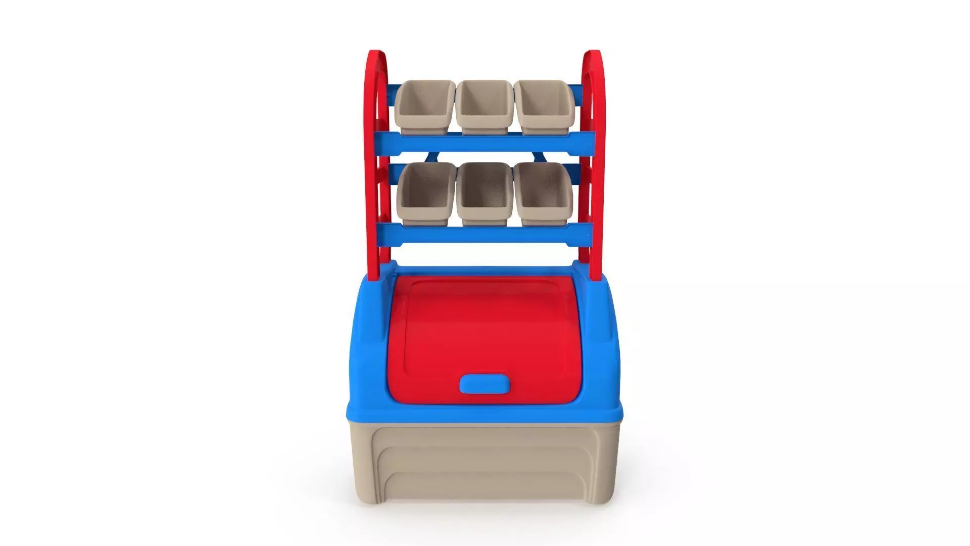 Plastic Toys Toy Organizer 3D model_2