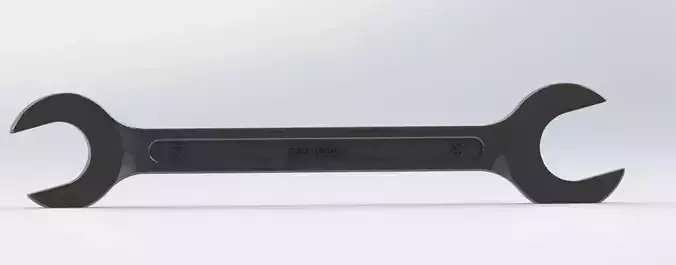 21x23 Wrench Model  by HCU TOOLS SolidWorks STEP STL 3D print 