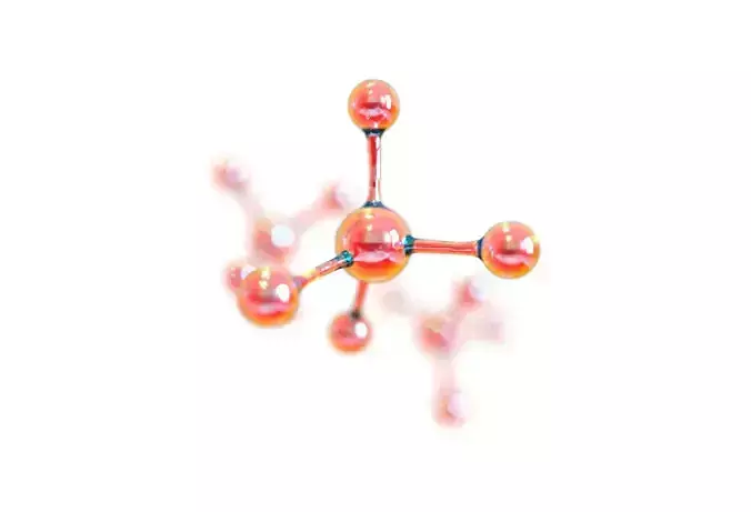 Molecule 3D Model   Scientific Structure   ZBrush