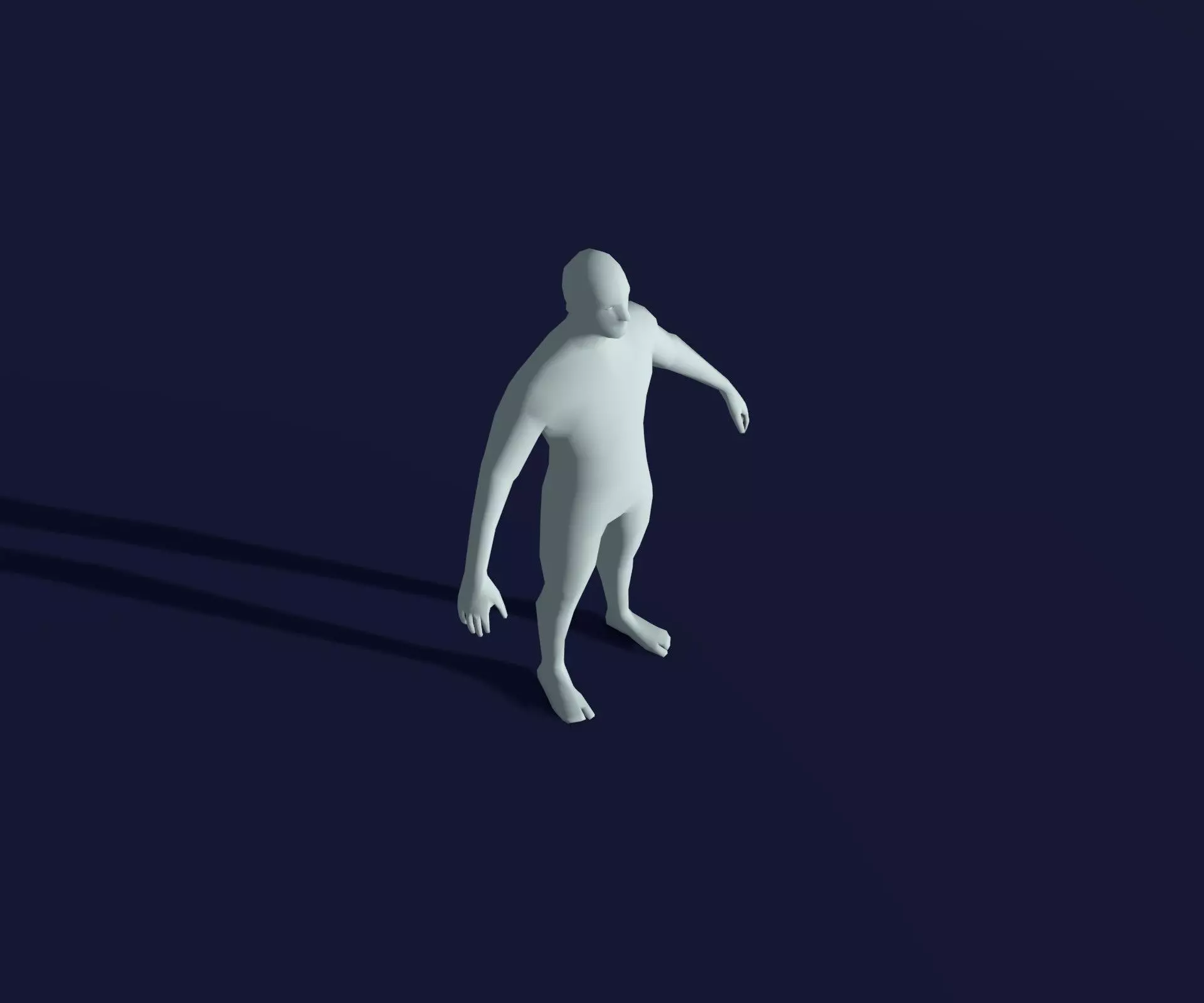 Animated Male Female Body Base Mesh 1K with 76 Sound Effects Low-poly 3D model_37