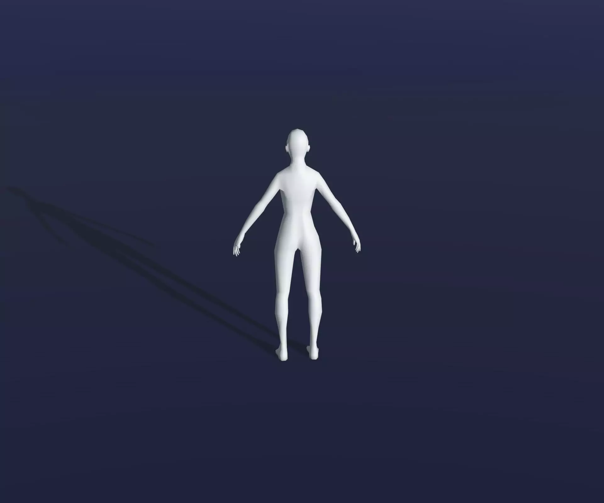 Animated Male Female Body Base Mesh 1K with 76 Sound Effects Low-poly 3D model_11