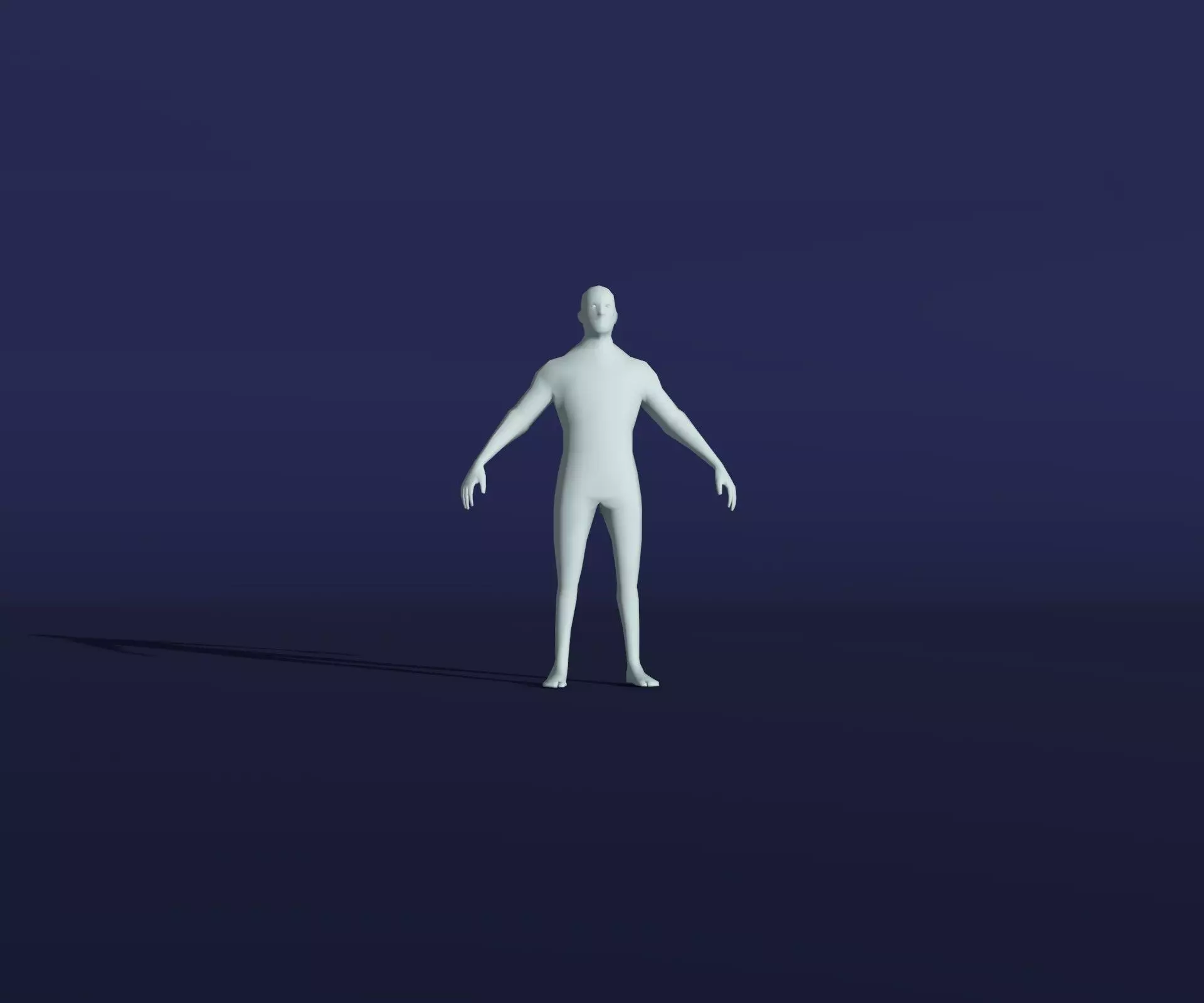 Animated Male Female Body Base Mesh 1K with 76 Sound Effects Low-poly 3D model_35